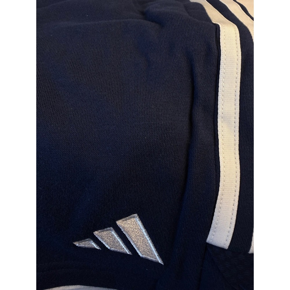 adidas Tiro 23 Shorts Mens Small Navy Blue 3 Stripe Soccer Athletic NWT - Picture 4 of 7